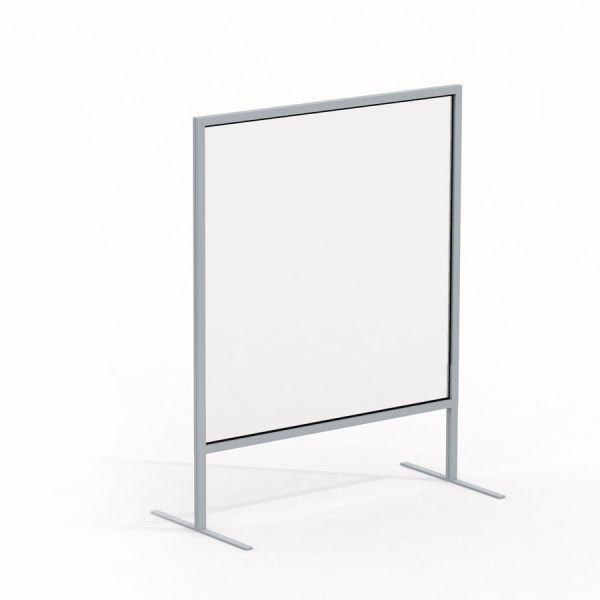 Curtain glass wall 80 x 80 cm lasteaiavarustuse läbipaistev klaasseina raamiga.
