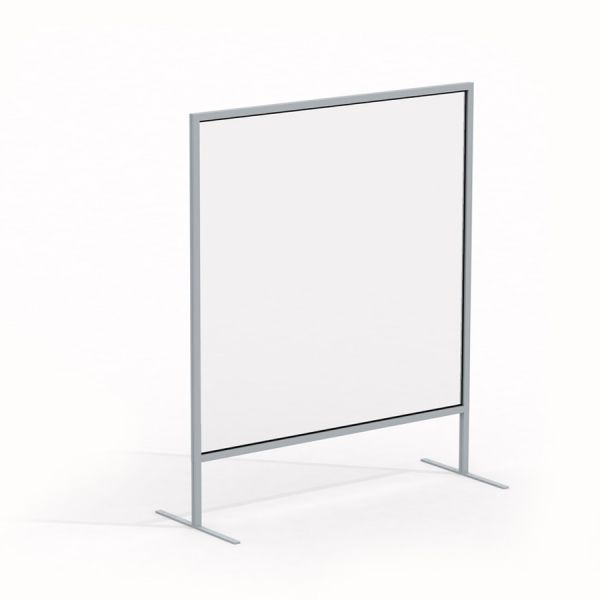 Curtain glass wall 100 x 100 cm mänguväljaku klaasist sein metallraamis.