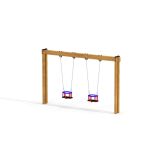 Wooden Baby Swing