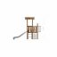 Pixie Uvala wooden playhouse with slide laste mänguväljakul, puidust mängumaja liugsega