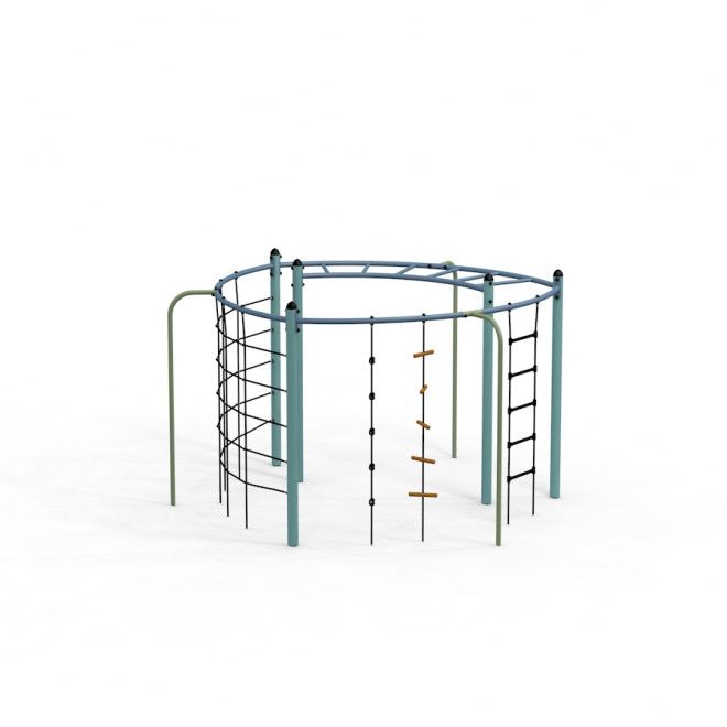 Dolphin ronimis- ja turnimisvõrk lastele mänguväljakul.