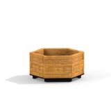 Wooden flowerpot IV