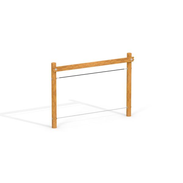 Bamboo puidust tasakaaluliin lastele mänguväljakul
