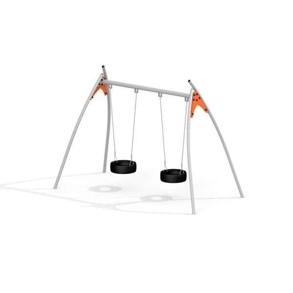 Double Swing turvahoidikutega kaheiste kiikuvõrk lastele.