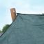 Sun Shade Square Nature varikatuse nurk puidust postiga mänguväljakul